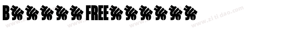 Bigted FREE字体转换